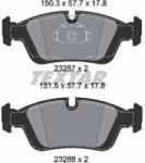 TEXTAR Fékbetét készlet TEXTAR 2328702 for BMW (2328702)