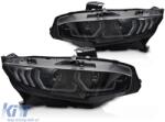  FULL LED fényszórók fekete HONDA CIVIC X 16-21 (TTHH6029345)