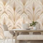 Dovido Tapéta luxus art deco geometria - 147x99