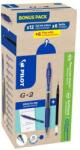 Pilot Zseléstoll, 0, 32 mm, nyomógombos, PILOT ˝G-2, Bonus Pack˝, kék + betét