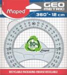 Maped Szögmérő, műanyag, 360°, MAPED ˝Geometric˝