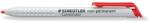 STAEDTLER Jelölőkréta adagoló, mindenre író, lemosható (omnichrom), STAEDTLER ˝Lumocolor 768˝, piros