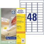 Avery-Zweckform Etikett, univerzális, eltávolítható, 45, 7x21, 2 mm, AVERY ZWECKFORM, 4800 etikett/csomag