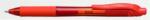 Pentel Zseléstoll, 0, 35 mm, nyomógombos, PENTEL ˝EnerGelX BL107˝, narancs