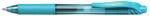 Pentel Zseléstoll, 0, 35 mm, nyomógombos, PENTEL ˝EnerGelX BL107˝, türkiz