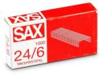 SAX Tűzőkapocs, 24/6, cink, SAX