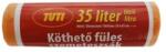 TUTI Szemeteszsák, köthető füles, 35 l, 20 db, 50x60 cm, 16 , TUTI, narancssárga