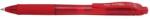 Pentel Zseléstoll, 0, 35 mm, nyomógombos, PENTEL ˝EnerGelX BL107˝, piros
