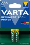 VARTA Tölthető elem, AAA mikro, 2x800 mAh, előtöltött, VARTA ˝Power˝