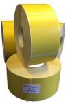  Etikett, thermo, 70x50 mm, 900 etikett/tekercs, citromsárga