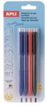 APLI Zseléstoll, 0, 5 mm, nyomógombos, radírozható, APLI ˝Erasable˝, vegyes színek