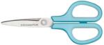 PLUS Corporation Olló, általános, 17, 5 cm, PLUS ˝Fitcut Curve˝, világoskék