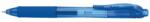 Pentel Zseléstoll, 0, 25 mm, nyomógombos, PENTEL ˝EnerGelX BLN105˝, kék