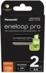 Panasonic Tölthető elem, AA ceruza, 2x2500 mAh Ni-MH, PANASONIC ˝Eneloop Pro˝