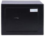 DONAU Bútorszéf, kulcsos zár, 230x170x170 mm, DONAU ˝Tech˝, fekete