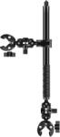 Puluz Suport moto Puluz PU496B cu doua cleme si selfie stick de 150cm