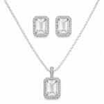 Borealy Set Colier si Cercei Sapphire Elegance (ALI1097T)