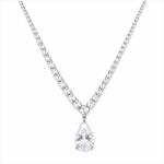 Borealy Colier Tennis Luxury cu Pandantiv Pear Cut , Eleganta Atemporala (BIJ117)