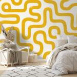 Dovido Tapet linii geometrice retro galbene - 245x270