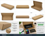  P-Box hullámkarton csomagküldő doboz 290x110x30 mm