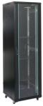 Dateup Rack server 22U DATEUP 600x600 de podea, cu usa din sticla, negru (70123)