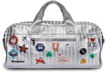 Jeune Premier Geantă de călătorie Caroline Weekend Bag Jetsetter Silver Jeune Premier design ergonomic de lux 50*25 cm (JPWB026276)