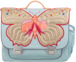 Jeune Premier Servietă școlară Limited Classic Midi Butterfly Gold Jeune Premier design ergonomic de lux 30*38 cm (JPLCD25132)