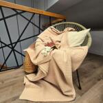 Kotonia Home Cuvertura Kotonia Home - Waffle, 220x240 cm, 100% bumbac - cappuccino (004727)