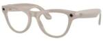 Ray-Ban Meta Skyler Gen1 okosszemüveg, Méret 52-20, 3F Clear/Sapphire lencse, Fényes krétaszürke (6700MF52)