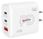 SKROSS USB A+C töltőadapter Teljesítménytöltő 65W GaN US, Power Delivery, A típus (DC57USA-PD65)