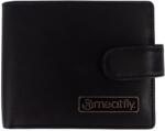 MEATFLY bőr pénztárca Nathan Premium - Black (128015_121892)