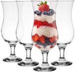 Glasmark Krosno Koktélpohár Készlet 4 db - Longdrink Gin Sör Víz Smoothie Pohár, 420 ml, Átlátszó, Mosogatógépben Mosható