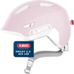 ABUS Smiley 3.0 ACE LED gyerek kerékpáros sisak beépített lámpával - Pure Rose - S-es méret