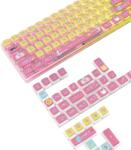 MAMBASNAKE PBT Pudding Keycap szett ASA profil mechanikus billentyűzethez - Retro Pixel - 120 db