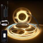 GEYUEYA Home COB WiFi LED szalag, meleg fehér 3000K - 5 m, 24V