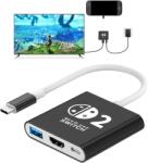 AriKroii Nintendo Switch 2 TV dokkoló állvány - 4K HDMI, USB 3.0, PD 100W