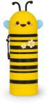 Legami Kawaii Bee 2 az 1-ben szilikon tolltartó és ceruzatartó cipzárral - 18, 5 cm