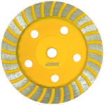 VERKE Gyémánt csiszolótárcsa betonhoz M14 125mm turbo 66353 (V44202)
