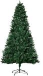HOMCOM Brad de Craciun Artificial Baza Detasabila, brad verde, decoratiune de Craciun din PVC si Otel, Φ105x210cm, Verde HOMCOM | Aosom Romania (830-354V02)