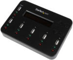 StarTech USBDUP15, USB flash meghajtó másoló, 5 másolatok, USB 2.0, Fekete, Másolás, Törlés, CF, MicroSD (TransFlash), MiniSD, MMC, SD, SDHC (USBDUP15)
