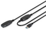 ASSMANN DA-73106, 15 M, USB A, USB A, USB 3.2 Gen 1 (3.1 Gen 1), 5 Gbit/s, Fekete (DA-73106)