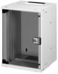 ASSMANN DN-49102 SOHO PRO 10" 9U 254x315x300mm üvegajtós szürke fali rack szekrény (DN-49102)