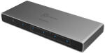 j5create JDSH814, HDMI, 4x HDMI, 7680 x 4320 pixelek, Szürke, Alumínium, 8K Ultra HD (JDSH814-N)