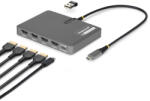StarTech QUAD-USB-HDMI-ADAPT, Vezetékes, USB 3.2 Gen 1 (3.1 Gen 1) Type-C, 140 W, Szürke, Windows 10, Windows 10 Education, Windows 10 Education x64, Windows 10 Enterprise, Windows 10. . . , Mac OS X 10.11 El 