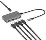 StarTech 5G4AC-USB-C-HUB, USB 3.2 Gen 1 (3.1 Gen 1) Type-C, 5000 Mbit/s, Szürke, Műanyag, 0, 3 M, USB (5G4AC-USB-C-HUB)