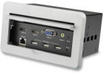 StarTech BOX4HDECP2, 3840 x 2160 pixelek, 1280 x 720 (HD 720), 1920 x 1080 (HD 1080), 1920 x 1200 (WUXGA), 2560 x 1600 (WQXGA), 3840 x 2160, 16: 9, Ezüst, 15, 2 M, CE, FCC, TAA, REACH (BOX4HDECP2)