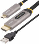 StarTech 146B-USBC-HDMI4K-AOC, 15, 2 M, USB C-típus, HDMI A-típus (Standard), Dugó, Dugó, Egyenes (146B-USBC-HDMI4K-AOC)