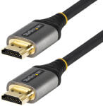 StarTech HDMM21V4M, 4 M, HDMI A-típus (Standard), HDMI A-típus (Standard), 48 Gbit/s, Audio Return Channel (ARC), Fekete, Szürke (HDMM21V4M)