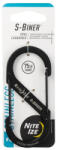 Nite Ize S-Biner Stainless Steel #4 segéd karabiner fekete