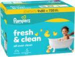  Șervețele umede Pampers (9x80 buc/cutie) Fresh Clean